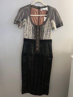 BYRON LARS- impeccably detailed dress/NWT SZ 2